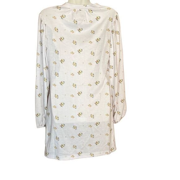 Chaser Women's Shayla Mini Dress Size Small Sunrise Floral Long Sleeve Boho NWOT - Picture 6 of 9